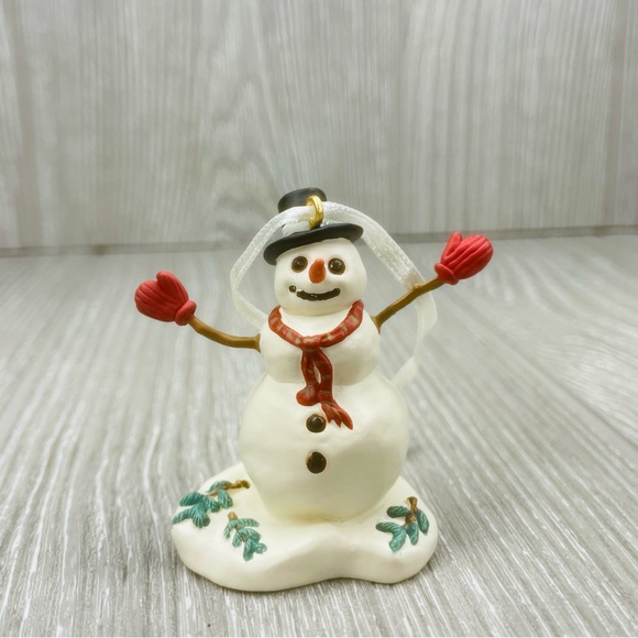Victorian Christmas Memories Boy on Sled, Snowman, Lamppost Hallmark Ornament 01 - Picture 9 of 15